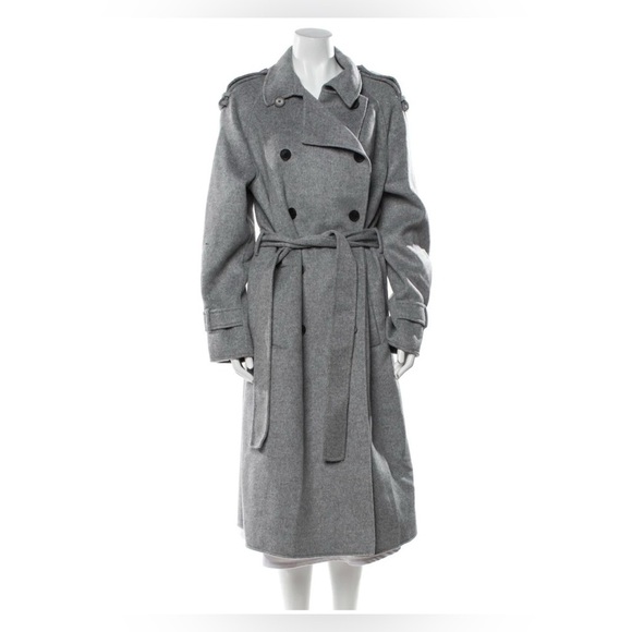The Kooples Jackets & Blazers - The Kooples Wool-blend Belted Trench Coat. Size 3. NWT